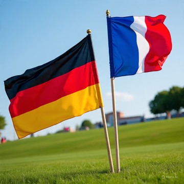 Jerman vs Prancis. (Meta AI)